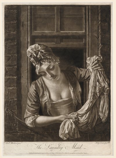 The Laundry Maid by Henry Robert Morland